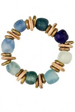 NEW TWINE & TWIG women's intricate stack bracelet in maldives